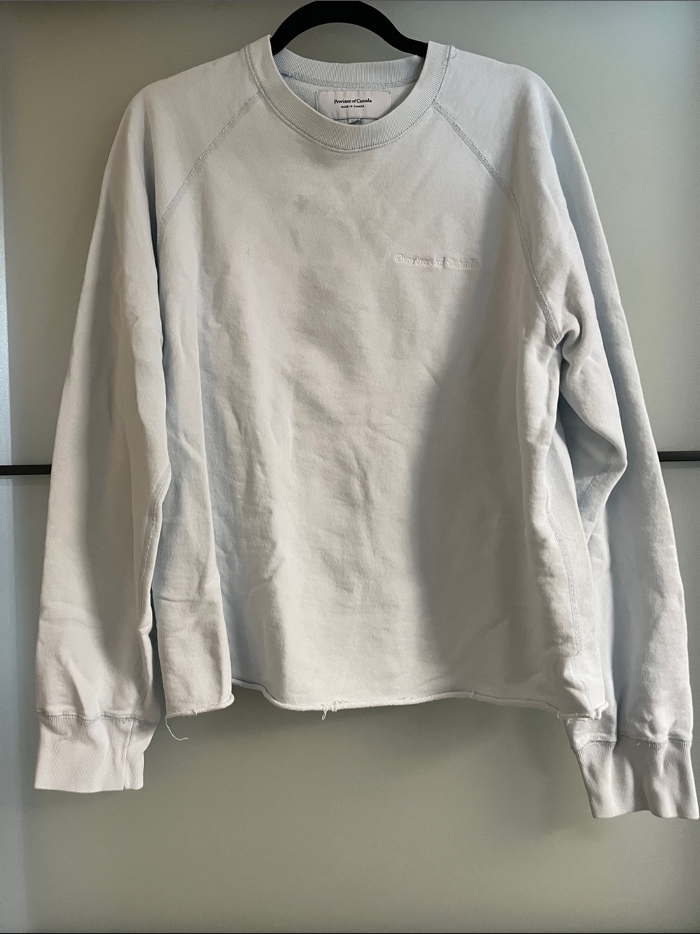 🩵🤍Province of Canada Pale Gray Crewneck Sweatshirt